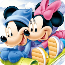 ikon Mickey and Minnie Wallpaper