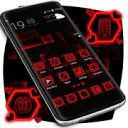 ikon Red Launcher Theme