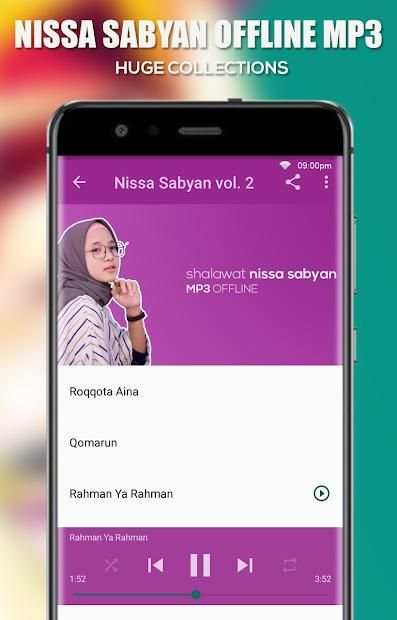 MP3 Nissa Sabyan Offline screenshot 1