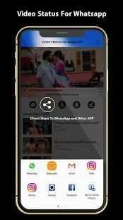 Video Status Song - Short Video For Whatsapp स्क्रीनशॉट 1
