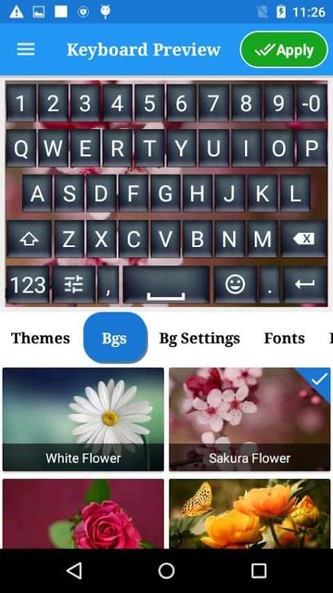 A Photo Keyboard - Change keyboard Themes screenshot 8
