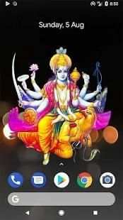 4D Lord Vishnu Live Wallpaper screenshot 6