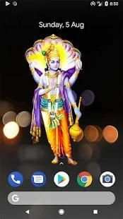 4D Lord Vishnu Live Wallpaper screenshot 3