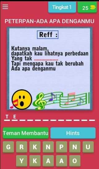 Tebak Lirik Lagu Populer screenshot 12