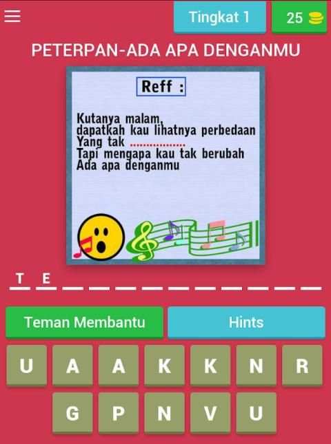 Tebak Lirik Lagu Populer screenshot 4