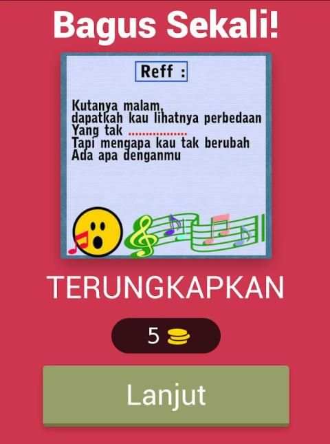 Tebak Lirik Lagu Populer screenshot 3