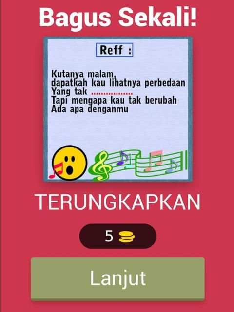 Tebak Lirik Lagu Populer screenshot 7