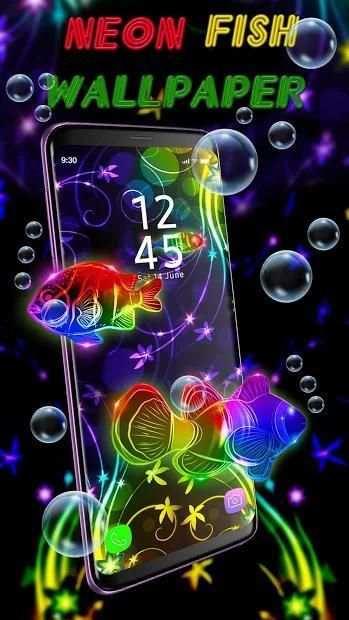 Neon Fish APUS Live Wallpaper screenshot 2