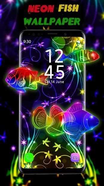 Neon Fish APUS Live Wallpaper screenshot 1