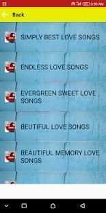 Endless MP3 Love Songs 1 تصوير الشاشة