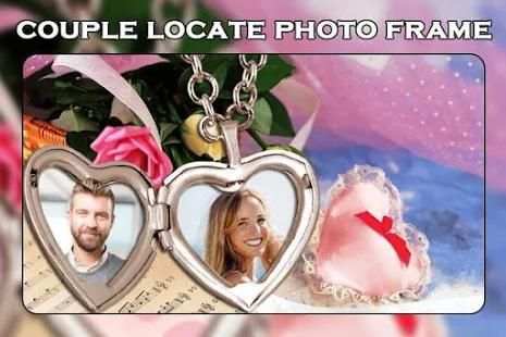 Love Locket Photo Frame : Couple Photo Frame screenshot 1