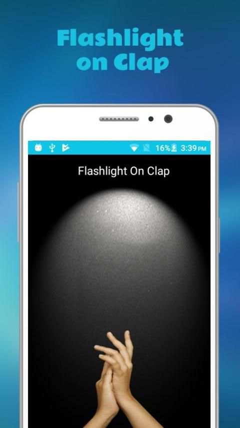 Flashlight on Clap screenshot 4