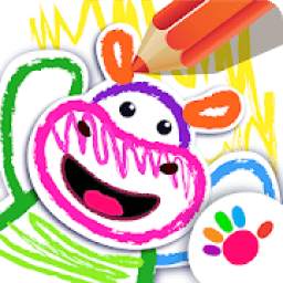 Learning Kids Painting App! Toddler Coloring Apps