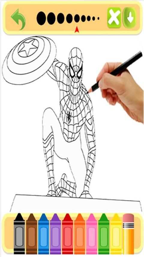 How To Draw Spider Man Step by step screenshot 4