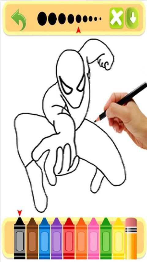 How To Draw Spider Man Step by step screenshot 2