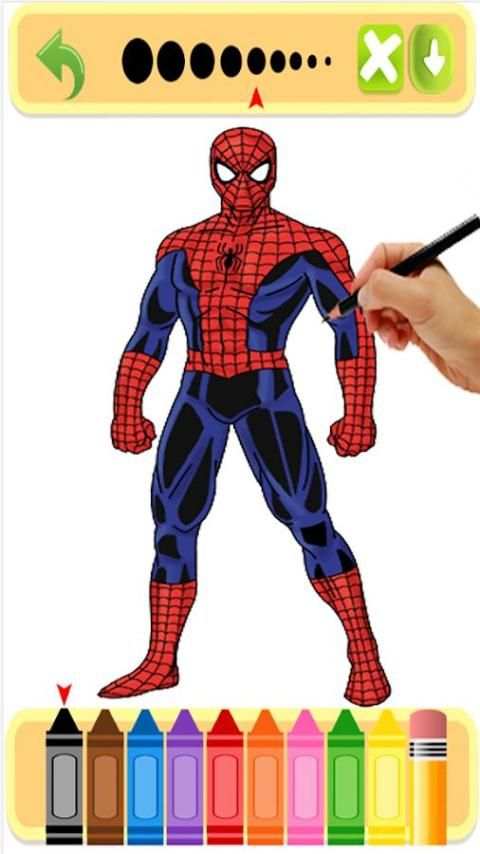 How To Draw Spider Man Step by step screenshot 5