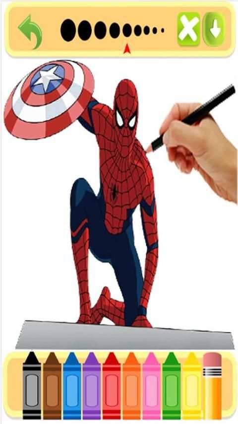 How To Draw Spider Man Step by step screenshot 3