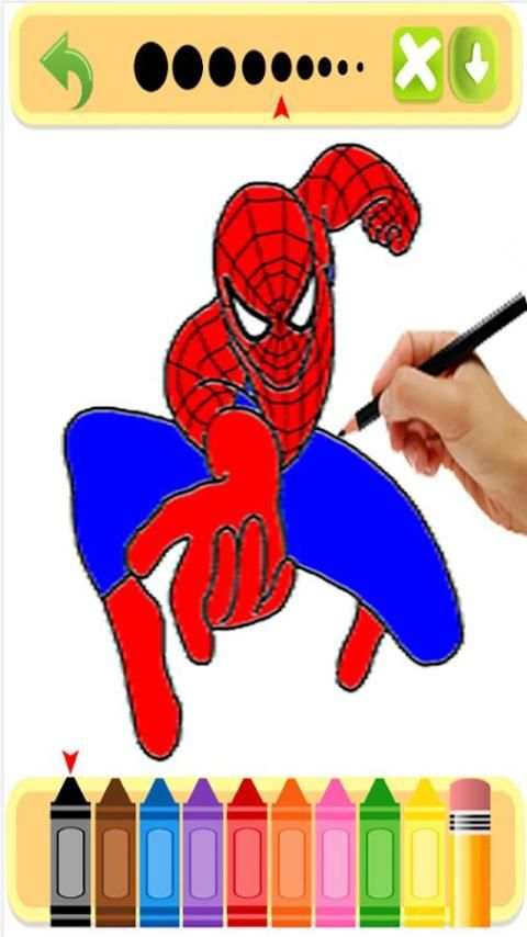 How To Draw Spider Man Step by step screenshot 1