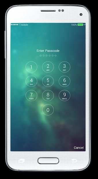 Fingerprint LockScreen IOS screenshot 2