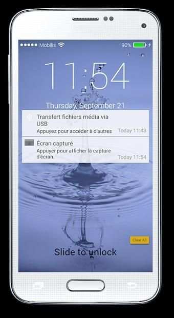 Fingerprint LockScreen IOS screenshot 1