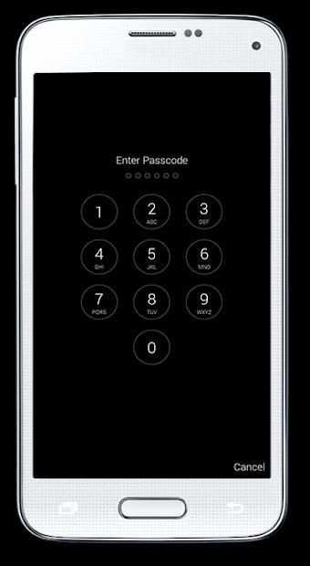 Fingerprint LockScreen IOS screenshot 4