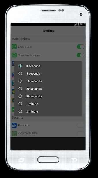 Fingerprint LockScreen IOS screenshot 3