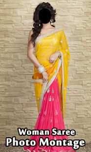 Woman Saree Photo Montage screenshot 8