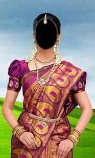 Woman Saree Photo Montage screenshot 3