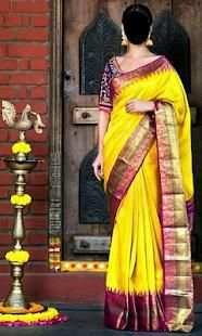 Woman Saree Photo Montage screenshot 7