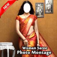 Woman Saree Photo Montage