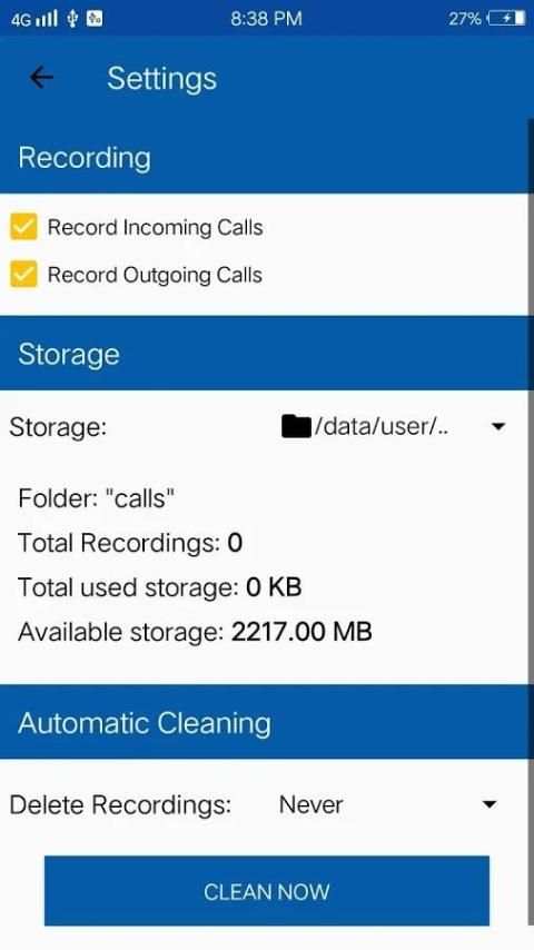 Automatic Call Recorder - Call Recorder screenshot 1