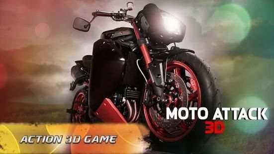 Moto Attack 3D Bike Race 2016 स्क्रीनशॉट 7