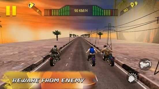 Moto Attack 3D Bike Race 2016 स्क्रीनशॉट 2