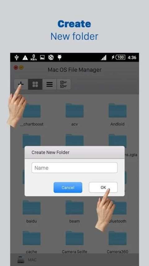 Mac OS File Manager - Mac OS File Explorer स्क्रीनशॉट 3