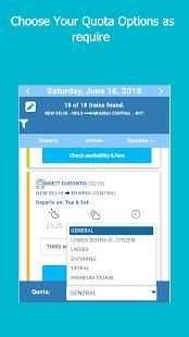 IRCTC Train Ticket Booking PNR Live Running Status स्क्रीनशॉट 1