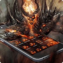 ikon Tema Dark Devil Magic Flaming