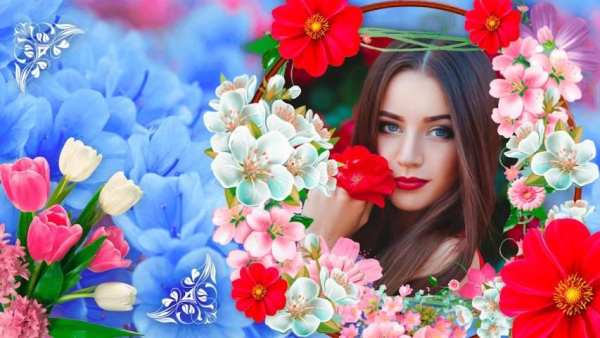 Edit Flowers Photo Frame स्क्रीनशॉट 2