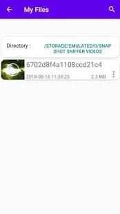 Snapshot Sniffer स्क्रीनशॉट 5