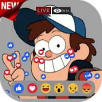 Live Reaction Frame For Facebook