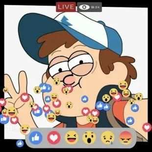 Live Reaction Frame For Facebook स्क्रीनशॉट 2