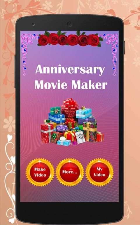 Anniversary Mini Movie Maker स्क्रीनशॉट 4