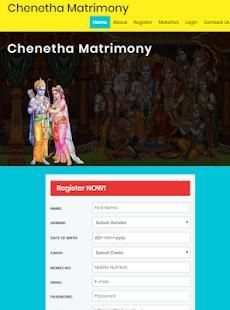 Chenetha Matrimony स्क्रीनशॉट 1