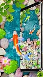 Live 3D Animated Koi Fish Keyboard Theme screenshot 3
