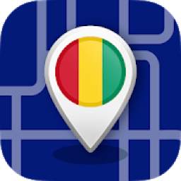 Offline Guinea Maps - Gps navigation that talks