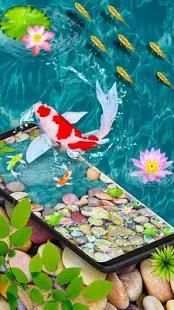 Live 3D Animated Koi Fish Keyboard Theme screenshot 1