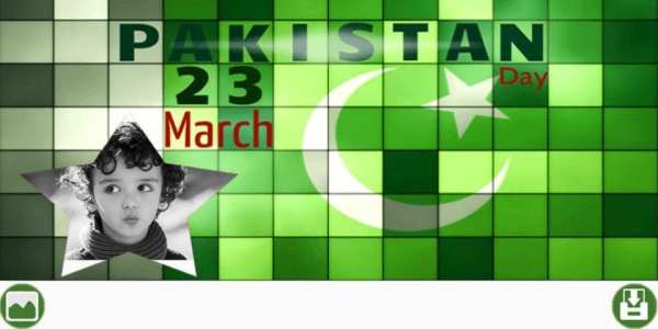 23 March Pakistan Day Photo Frame Editor & Effects screenshot 2
