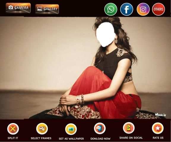 Lehenga Photo Frames स्क्रीनशॉट 1
