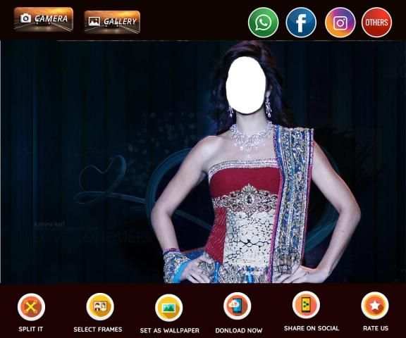 Lehenga Photo Frames स्क्रीनशॉट 3