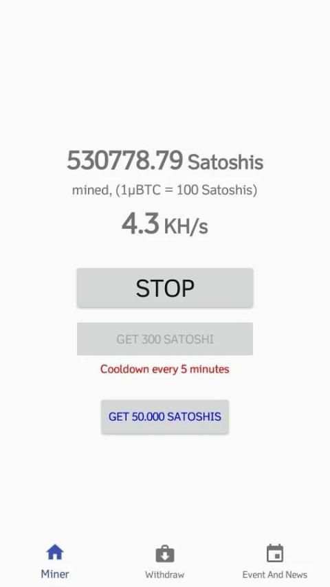 Bitcoin Miner Android 2018 screenshot 6