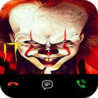 Fake Call from Pennywise vedio-chat-sms